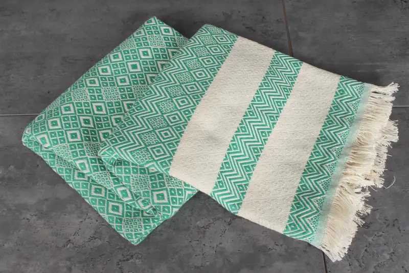 Wedding Gift, Custom Wedding Gifts, Personalized Gifts, Hammam Towel USA, Home Decor Towel, Sand-Resistant Peshtemal, 70x40 Cotton Diamond Towel - 5