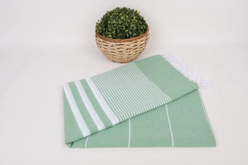 70x40 Cotton Striped Towel, Monogram Beach Towel, Handmade Turkish Towel, Bridal Shower Gift, Monogram Turkish Towel, Bachelorette Favor - 4
