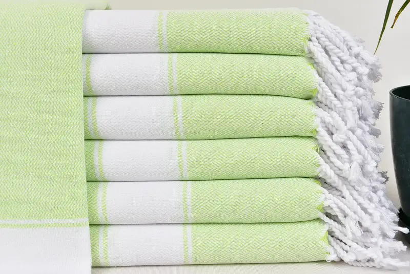 Bachelorette Party Gifts For Bride, Bachelorette Party Favors Beach, Best Beach Towel, 70x40 Cotton Striped Towel, Fouta towel, Quick-dry peshtemal - 1