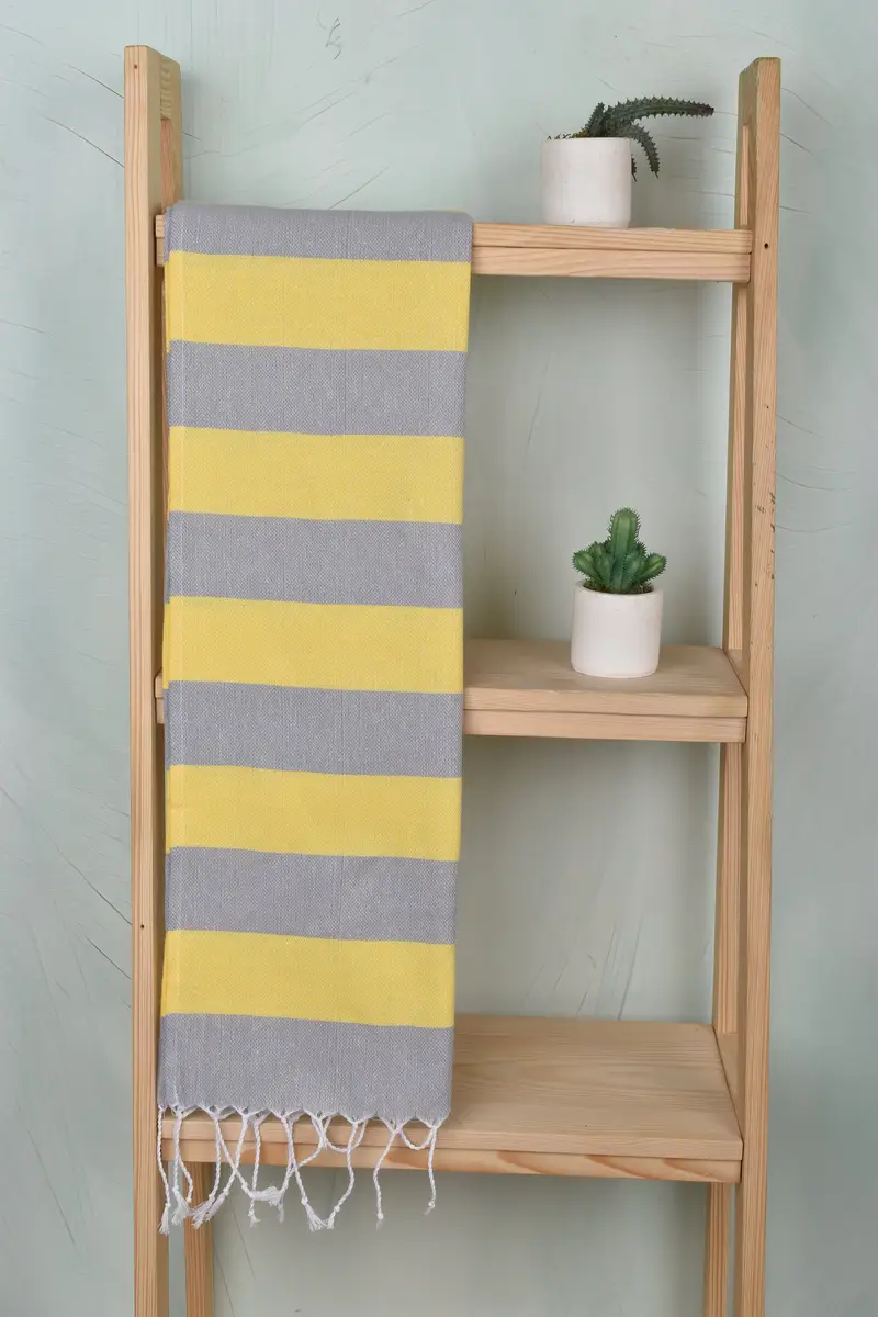 Bridesmaid Gifts, Handmade Gift, Personalized Hand Towel, Bridesmaid Gift, Small Bath Towels, 40x18 Cotton Striped Towel, Anniversary Gift For Her - 8