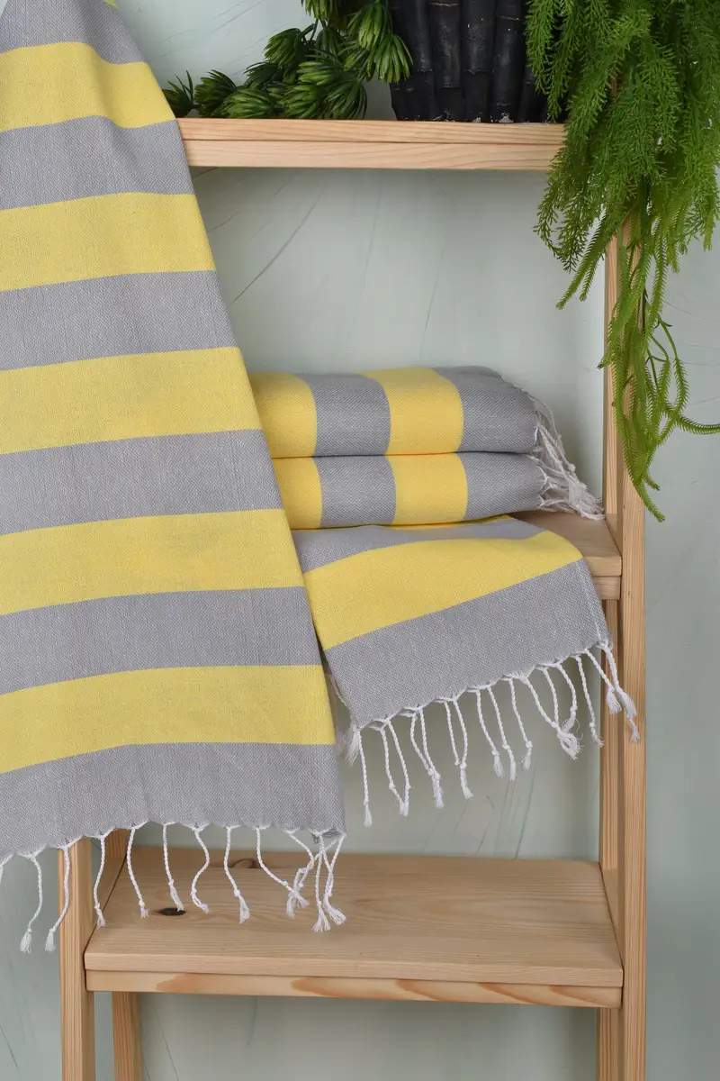 Bridesmaid Gifts, Handmade Gift, Personalized Hand Towel, Bridesmaid Gift, Small Bath Towels, 40x18 Cotton Striped Towel, Anniversary Gift For Her - 6