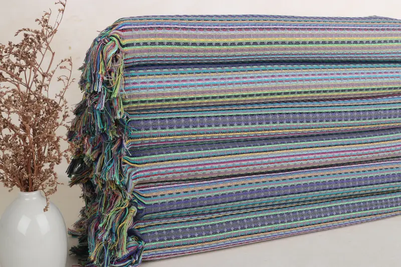 Waffle Towel Turkish Cotton Pistachio Green, 40x71 Inches