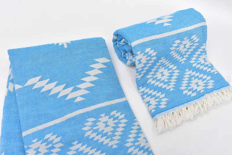 Gifts For Him, Turkish towel bulk order for wedding gifts, Bridesmaid Favors, Summer Gift, 70x36 Cotton Kilim Towel, Large Turkish Towel - 8