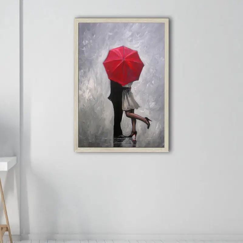 Elegant bedrucktes Glas: Romantisches Paar-Design zum Valentinstag