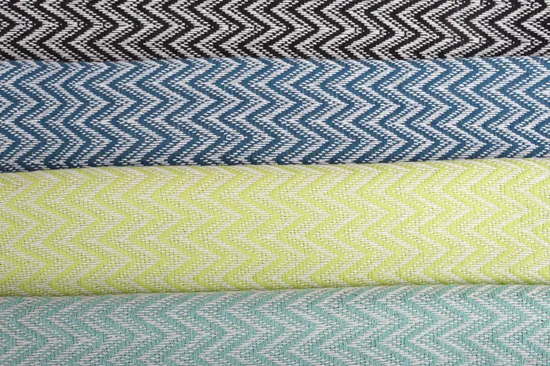 Bachelorette Party Items, Wedding Favors, Boho Throw Blankets, Couch Blanket, Bridesmaid Gifts, Monogram Beach Blanket, 76x64 Cotton Zig zag Towel - 5