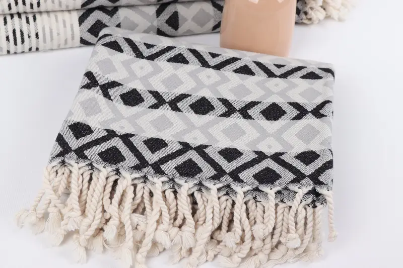 Bachelorette Party Gift, Travel towel, Turkish Towel Monogram, Bachelorette Party Gifts Bridesmaids, 70x40 Cotton Diamond Towel, Maid Of Honor Gift - 5