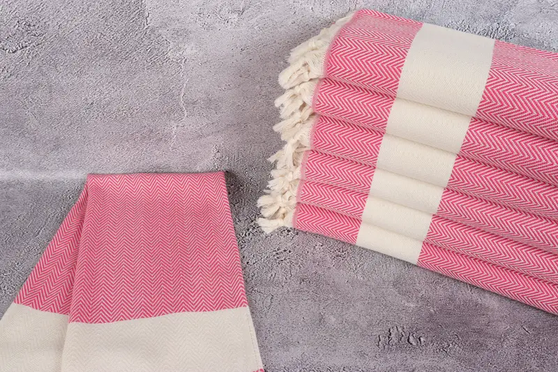 Wedding Anniversary Gift, Personalized Gift, Personalized Dish Towel, Personalized Wedding Gift, 36x18 Cotton Herringbone Towel, Bathroom Towels - 2