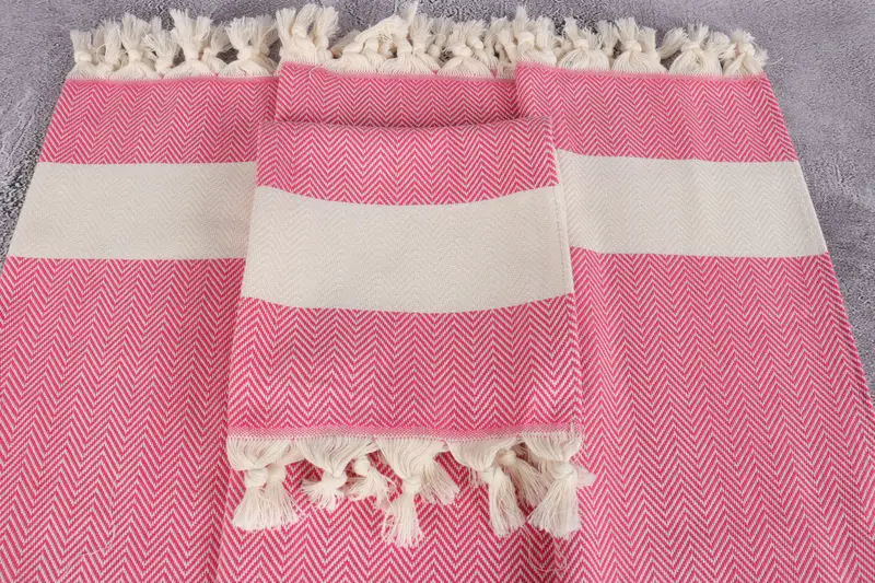 Wedding Anniversary Gift, Personalized Gift, Personalized Dish Towel, Personalized Wedding Gift, 36x18 Cotton Herringbone Towel, Bathroom Towels - 4