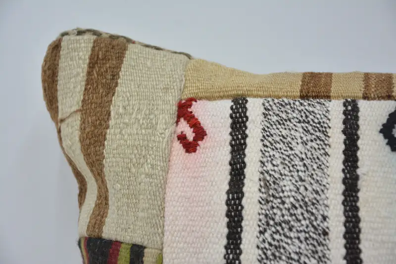 16x24 White Pillow Case, Pet Cushion Case, Vintage Pillow, Interior Designer Pillow, Kilim Rug Cushion Case, Cushion Case, Vintage Kilim Pillow - 2
