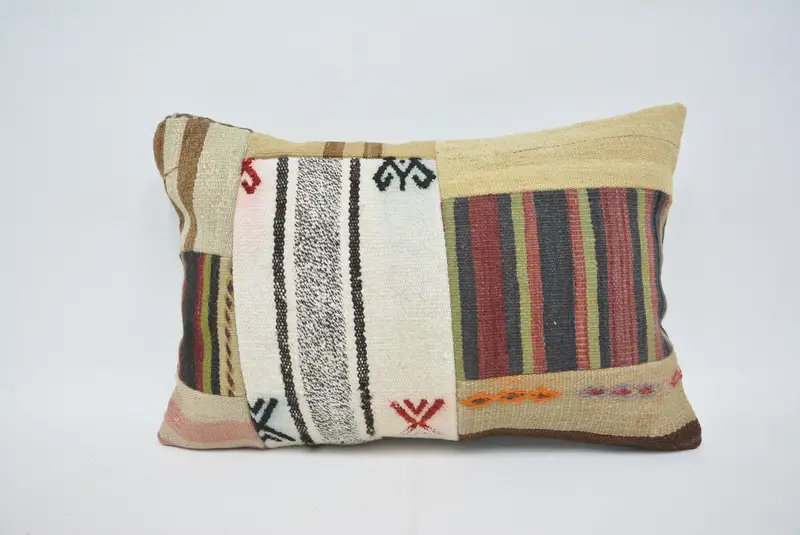 16x24 White Pillow Case, Pet Cushion Case, Vintage Pillow, Interior Designer Pillow, Kilim Rug Cushion Case, Cushion Case, Vintage Kilim Pillow - 1