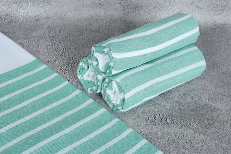 Valentines Gift, Quick-Dry Beach Towel, Sand-resistant towel, Bridesmaid Gifts, 70x40 Cotton Striped Towel, Vegas Bachelorette Party Favors - 8