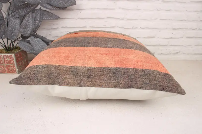 20x20 Red Pillow Case, Cushion, Vintage Kilim Pillow, Pet Pillow, Kilim Pillow Cover, Bolster Cushion Case, Ethnical Kilim Rug Pillow - 5