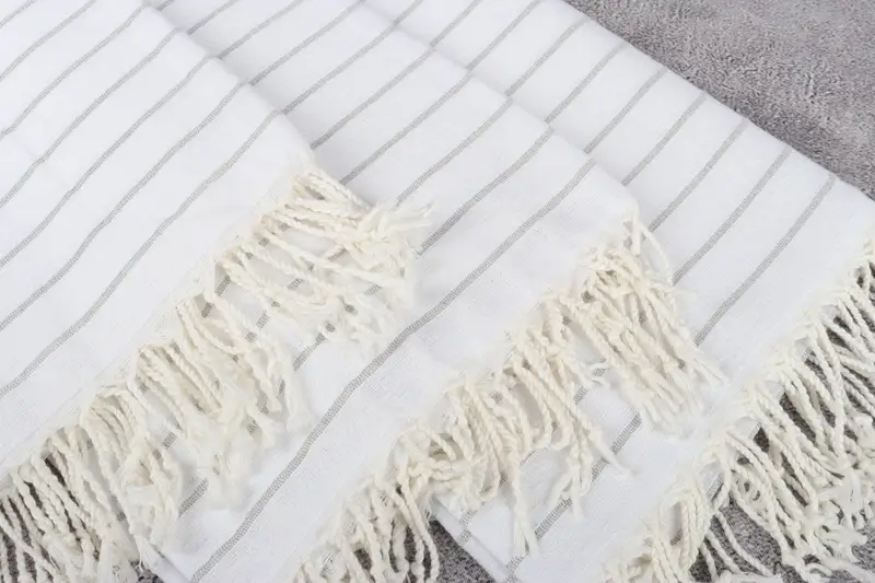70x40 Cotton Striped Towel, Bridal Shower Favors, Scarf Towel, Wedding Favors, Handwoven Turkish bath towel, Turkish beach towel, Halloween Gifts - 5