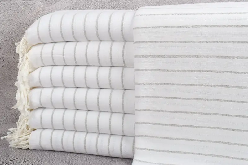 70x40 Cotton Striped Towel, Bridal Shower Favors, Scarf Towel, Wedding Favors, Handwoven Turkish bath towel, Turkish beach towel, Halloween Gifts - 1