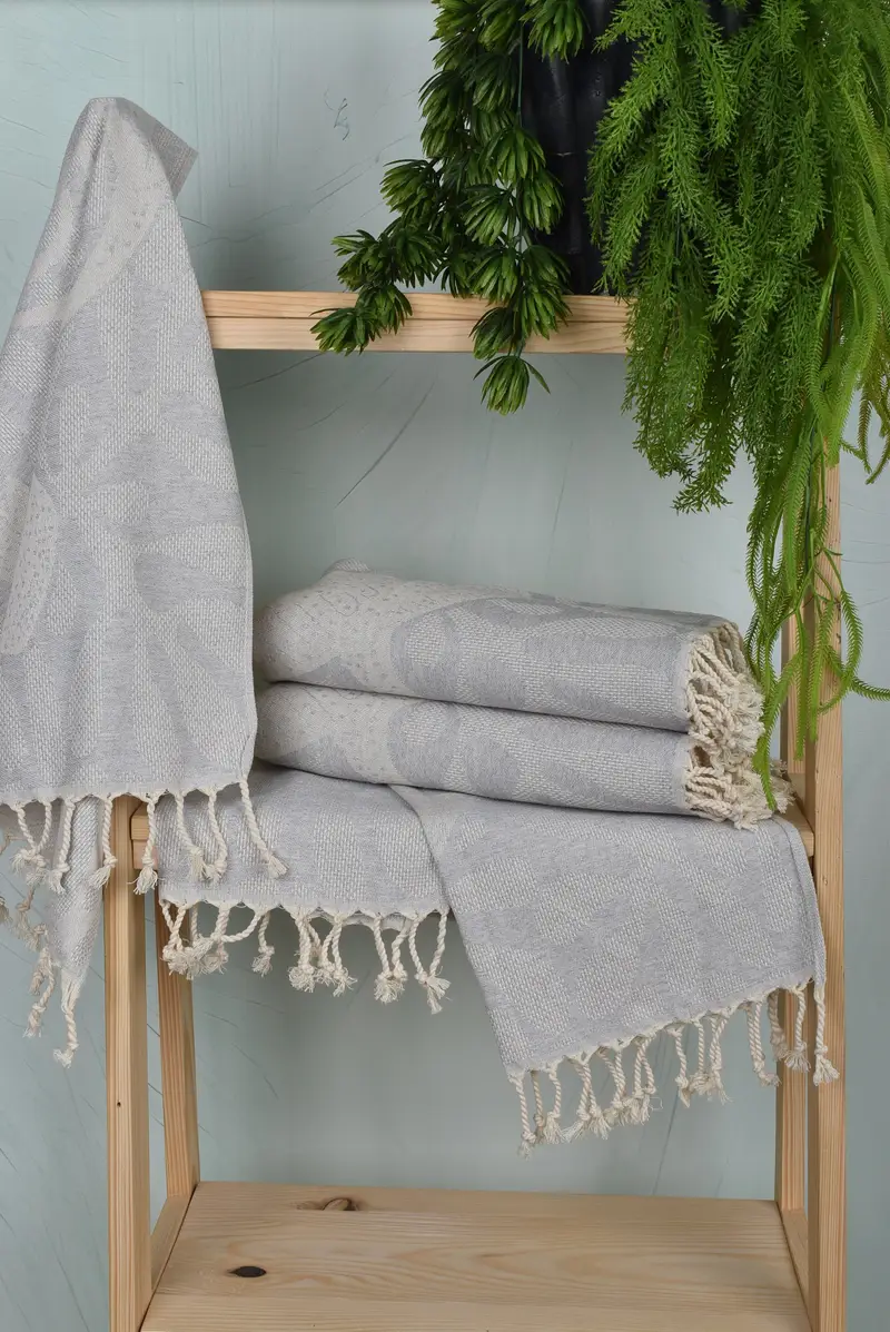 Personalized Gift, Personalized Kitchen Towel, Wedding Anniversary Gift, Kitchen Towel, Embroidery Towels, 40x18 Cotton Whale Design Towel - 7