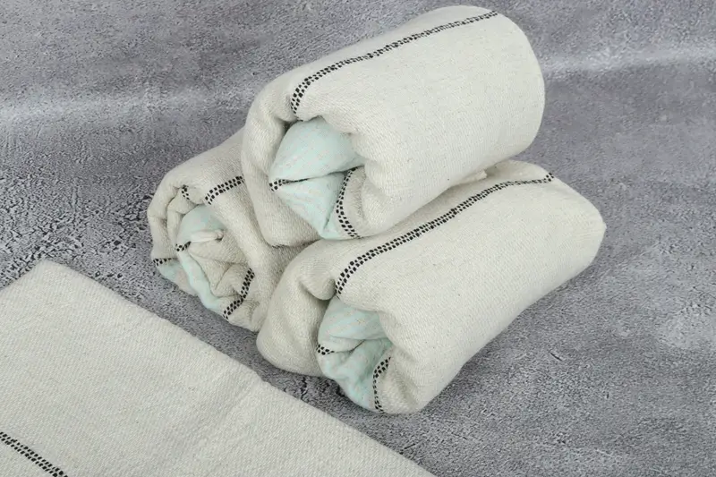 Quick-dry towel, 70x40 Linen Striped Towel, Valentines Day Gift For Her, Summer Towel, Wedding Gifts Towel, Monogram Turkish Towel, Baby Boy Gift - 8