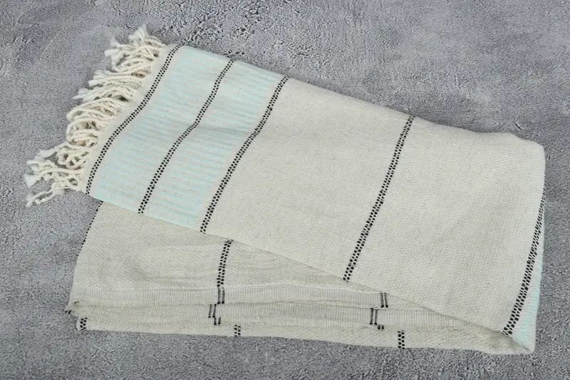 Quick-dry towel, 70x40 Linen Striped Towel, Valentines Day Gift For Her, Summer Towel, Wedding Gifts Towel, Monogram Turkish Towel, Baby Boy Gift - 6