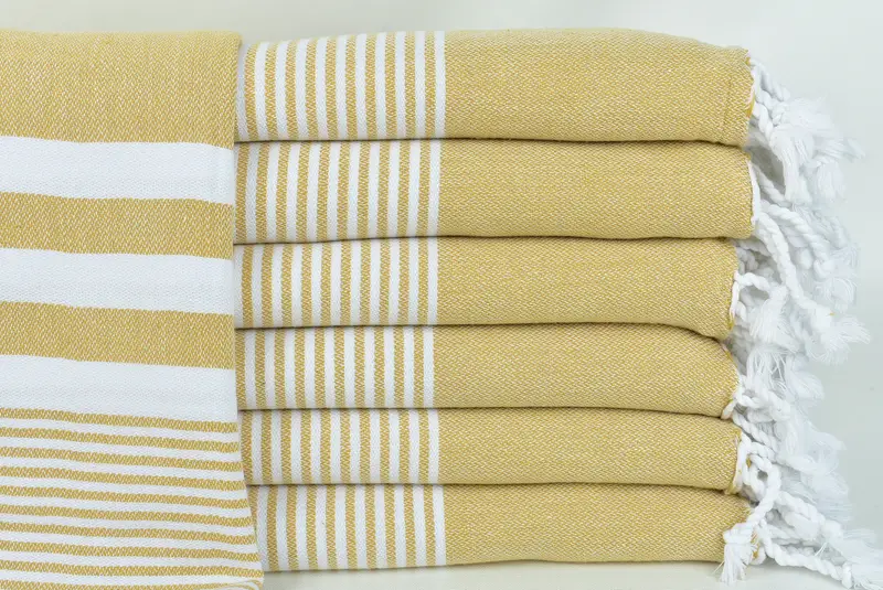 Monogram plaj havlusu, büyük boy plaj havlusu, nedime hediyeleri kişiselleştirilmiş, plaj havlusu, gelin duş iyilikleri, 70x40 pamuklu çizgili havlu - 1