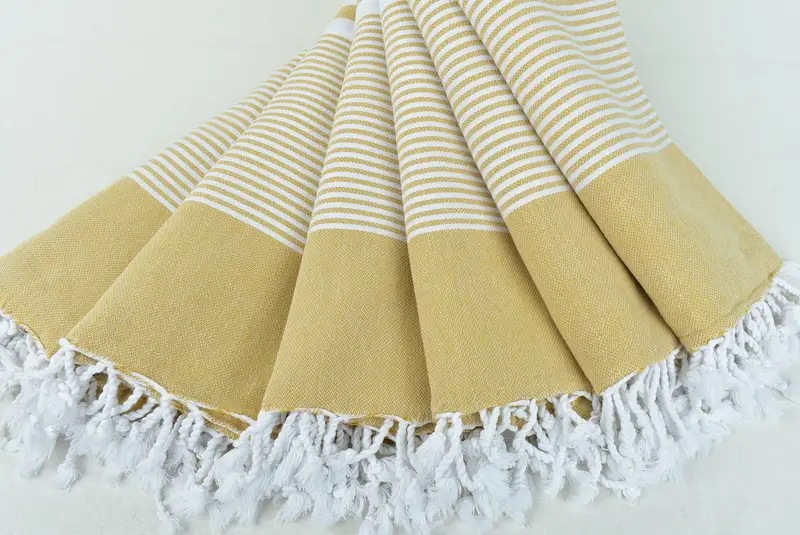 Monogram plaj havlusu, büyük boy plaj havlusu, nedime hediyeleri kişiselleştirilmiş, plaj havlusu, gelin duş iyilikleri, 70x40 pamuklu çizgili havlu - 4