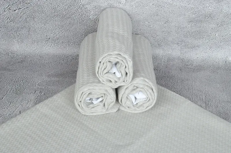 Handwoven Turkish bath towel, Birthday Gift, Embroidered Towel, 70x40 Cotton Striped Towel, Gift For Her, Lightweight towel, Hammam Towel USA - 7
