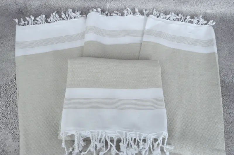 Handwoven Turkish bath towel, Birthday Gift, Embroidered Towel, 70x40 Cotton Striped Towel, Gift For Her, Lightweight towel, Hammam Towel USA - 4
