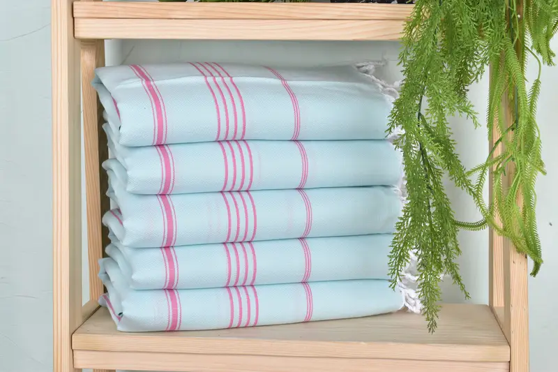 Custom monogram Turkish beach towel USA, Personalized Towel, Embroidered Towel, Monogram Beach Towel, Bachelorette Favor, 70x40 Cotton Striped Towel - 1
