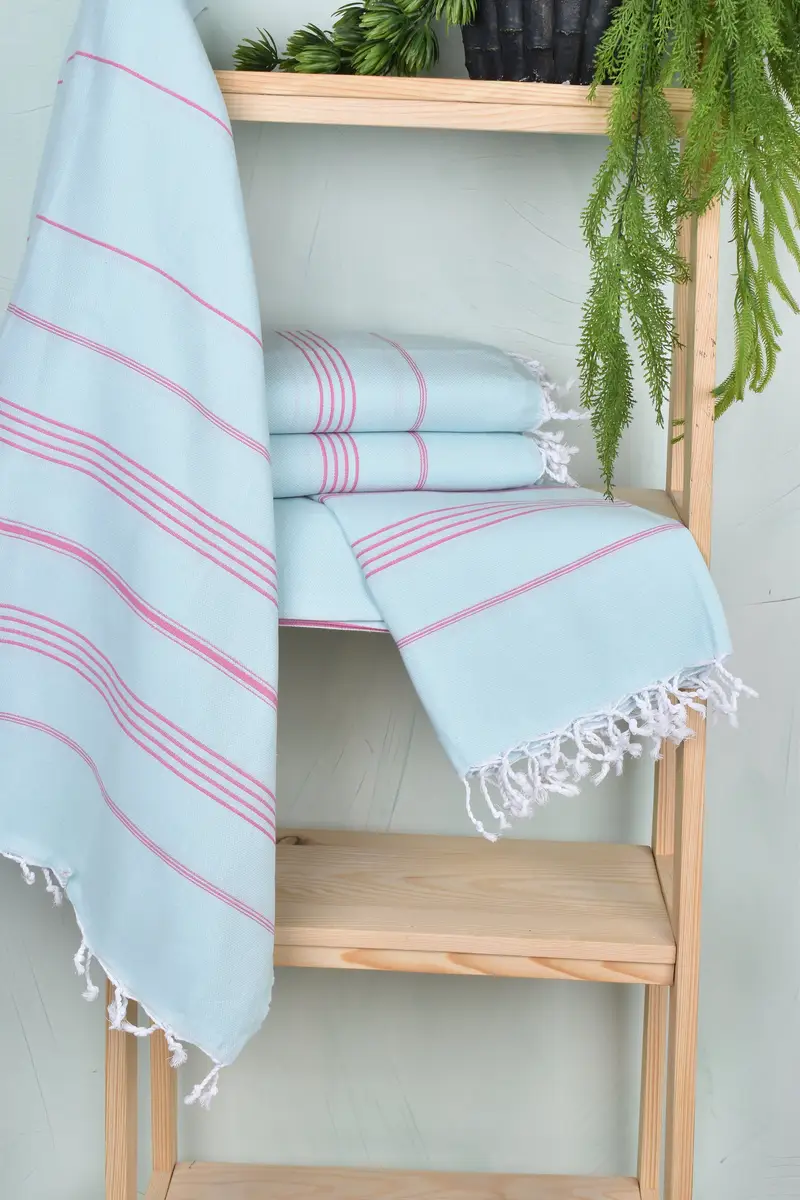 Custom monogram Turkish beach towel USA, Personalized Towel, Embroidered Towel, Monogram Beach Towel, Bachelorette Favor, 70x40 Cotton Striped Towel - 6