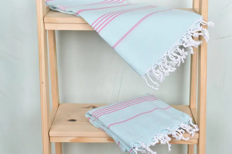 Custom monogram Turkish beach towel USA, Personalized Towel, Embroidered Towel, Monogram Beach Towel, Bachelorette Favor, 70x40 Cotton Striped Towel - 5