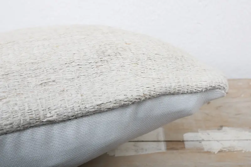 Interior Designer Pillow, Outdoor Bolster Cushion, 12x12 White Cushion Case, Cushion Cover, Kilim Pillow, Vintage Kilim Throw Pillow - 6