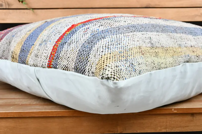 Gift Pillow, Vintage Pillow Cover, Cushion Cover, Kilim Pillow Cover, Custom Cushion Cover, Pillow for Couch, 28x28 Beige Pillow, Indoor Cushion - 3