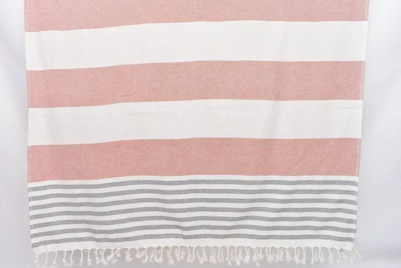 Absorbent Turkish towel, Personalized Gift, 68x36 Cotton Striped Terry Towel, Gift For Boyfriend, Turkish Bath Towel Set, Bridal Shower Gift - 8