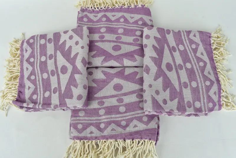 Bulk Order Towel, 70x40 Cotton Round Pattern Towel, Valentines Gift, Turkish Towel Set, Monogram Turkish Towel, Soft towel, Organic Turkish towel - 8
