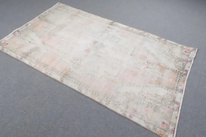 オレンジオンブレラグ、3.9x6.5フィートの鮮やかな装飾