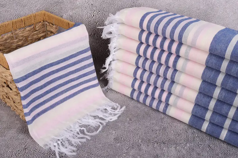 Custom Beach Towel, Beach towel, 68x40 Cotton Striped Towel, Miami Bachelorette Party Favors, Gift Towel, Kids Beach Towel, Best Friend Gift - 3