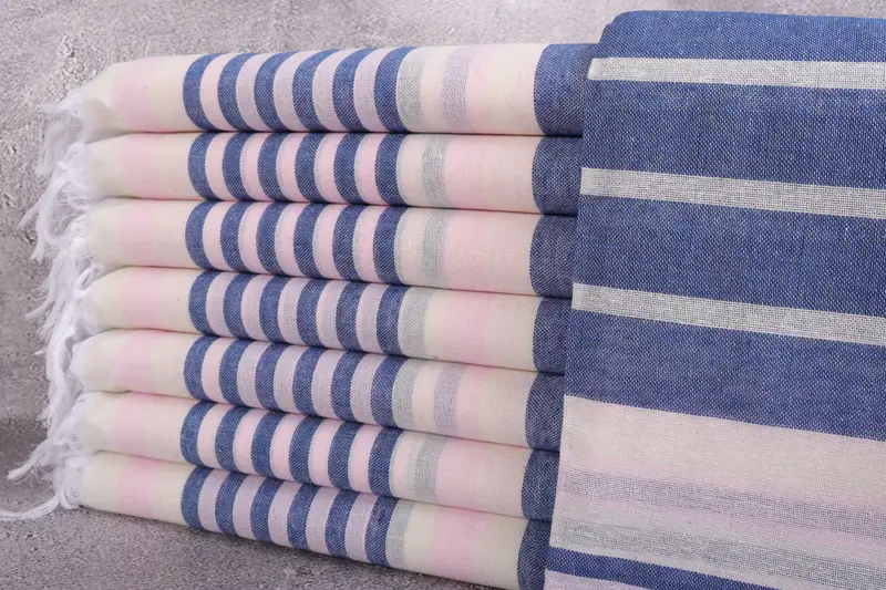 Custom Beach Towel, Beach towel, 68x40 Cotton Striped Towel, Miami Bachelorette Party Favors, Gift Towel, Kids Beach Towel, Best Friend Gift - 1