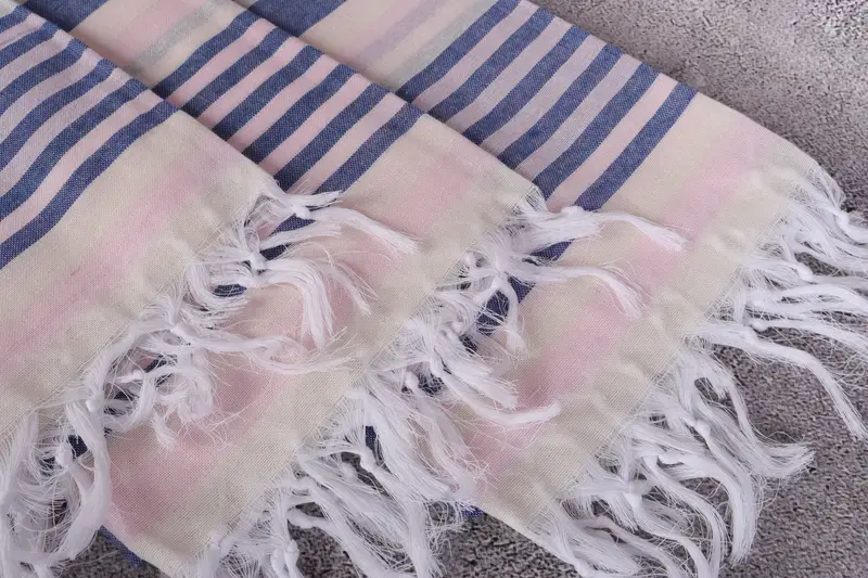 Custom Beach Towel, Beach towel, 68x40 Cotton Striped Towel, Miami Bachelorette Party Favors, Gift Towel, Kids Beach Towel, Best Friend Gift - 5