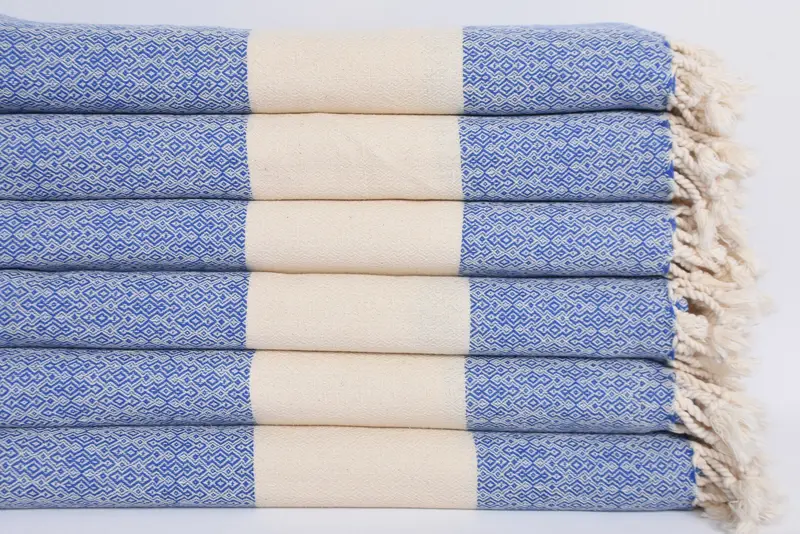 Embroidery Towel, Quick-dry peshtemal, Beach Towel Bulk, Lightweight towel, Custom Bath Towel, 68x36 Cotton Diamond Towel, Valentines Gift - 3