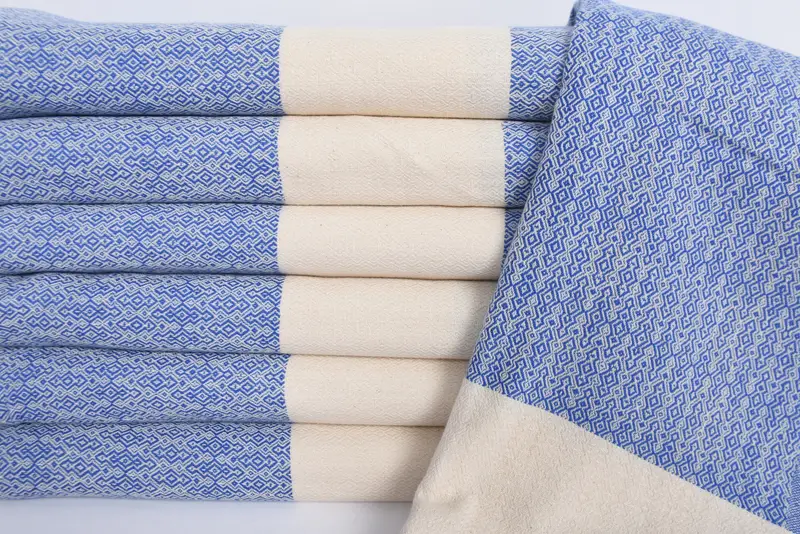 Embroidery Towel, Quick-dry peshtemal, Beach Towel Bulk, Lightweight towel, Custom Bath Towel, 68x36 Cotton Diamond Towel, Valentines Gift - 2