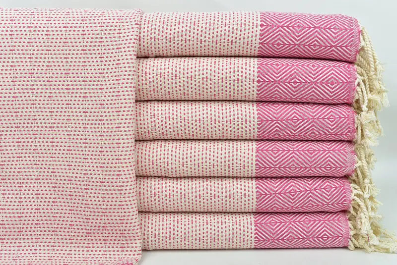 Customized Turkish Towel, Kitchen Towel, Monogram Towels, 36x18 Cotton Diamond Towel, Engagement Gift, Personalized Kitchen Towel, Turkish Tea Towel - 1