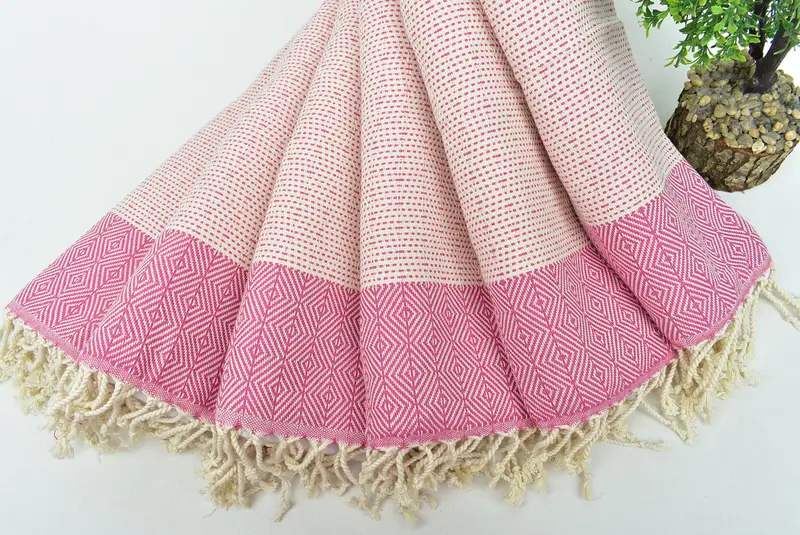 Customized Turkish Towel, Kitchen Towel, Monogram Towels, 36x18 Cotton Diamond Towel, Engagement Gift, Personalized Kitchen Towel, Turkish Tea Towel - 4