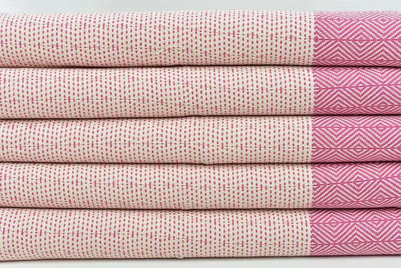 Customized Turkish Towel, Kitchen Towel, Monogram Towels, 36x18 Cotton Diamond Towel, Engagement Gift, Personalized Kitchen Towel, Turkish Tea Towel - 2
