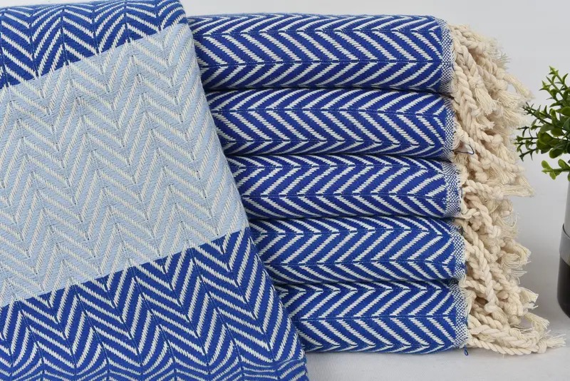 Wedding Gifts Towel, Organic Turkish towel, Bridemaids Beach Towel, Wedding Gift, 70x40 Cotton Chevron Towel, Hammam Towel USA, Gift Boxes Towel - 1