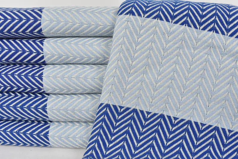 Wedding Gifts Towel, Organic Turkish towel, Bridemaids Beach Towel, Wedding Gift, 70x40 Cotton Chevron Towel, Hammam Towel USA, Gift Boxes Towel - 2
