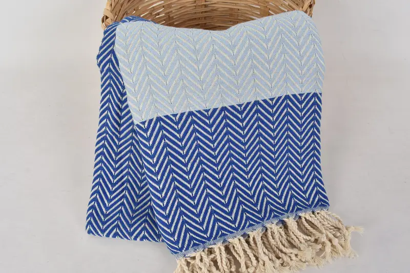 Wedding Gifts Towel, Organic Turkish towel, Bridemaids Beach Towel, Wedding Gift, 70x40 Cotton Chevron Towel, Hammam Towel USA, Gift Boxes Towel - 6