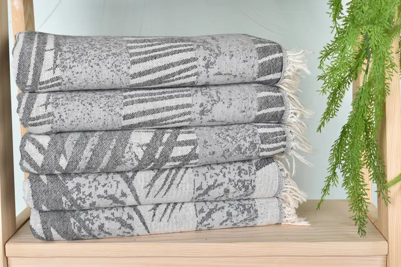 Gift For Him, Hammam towel, Organic cotton Turkish peshtemal towel, Spa Towel, 78x38 Cotton Floral Design Towel, Best Friend Gift, Personalize Gift - 3