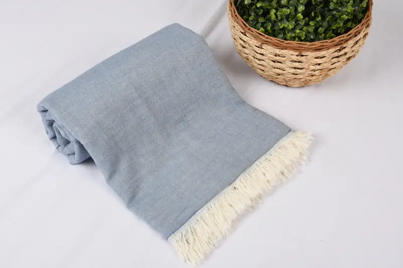 70x60 Cotton Solid Towel, Turkish Towel Beach Blanket, Gift For Mom, Personalized Gifts, Bachelorette Gifts, Aesthetic Blanket, Woven Blanket - 4