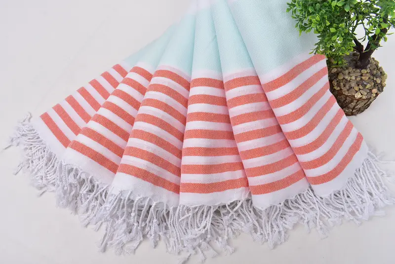 Personalized Wedding Gift, Spa Towel, Bridesmaid Favors, Bath towel, Custom Towel, Beach Towel Bulk, Custom Towel Beach, 70x40 Cotton Striped Towel - 4