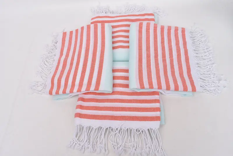 Personalized Wedding Gift, Spa Towel, Bridesmaid Favors, Bath towel, Custom Towel, Beach Towel Bulk, Custom Towel Beach, 70x40 Cotton Striped Towel - 6