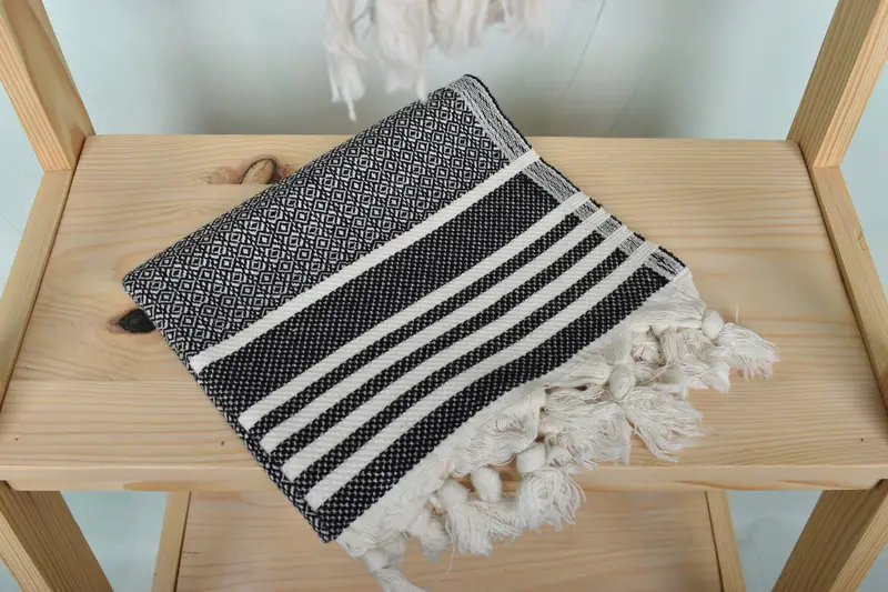 Turkish Towel Hand Towel, Home Decor Gifts, Personalized Gift, 32x16 Cotton Diamond Towel, Custom Gifts, Personalized Hand Towel, Monogram Towels - 5