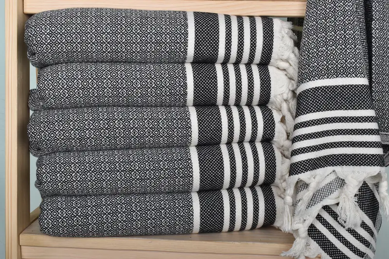 Turkish Towel Hand Towel, Home Decor Gifts, Personalized Gift, 32x16 Cotton Diamond Towel, Custom Gifts, Personalized Hand Towel, Monogram Towels - 2